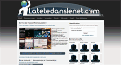 Desktop Screenshot of latetedanslenet.com