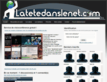 Tablet Screenshot of latetedanslenet.com